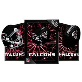 Sporticulture - Atlanta Falcons 14" x 18" Framed 3D Lenticular Art - Red