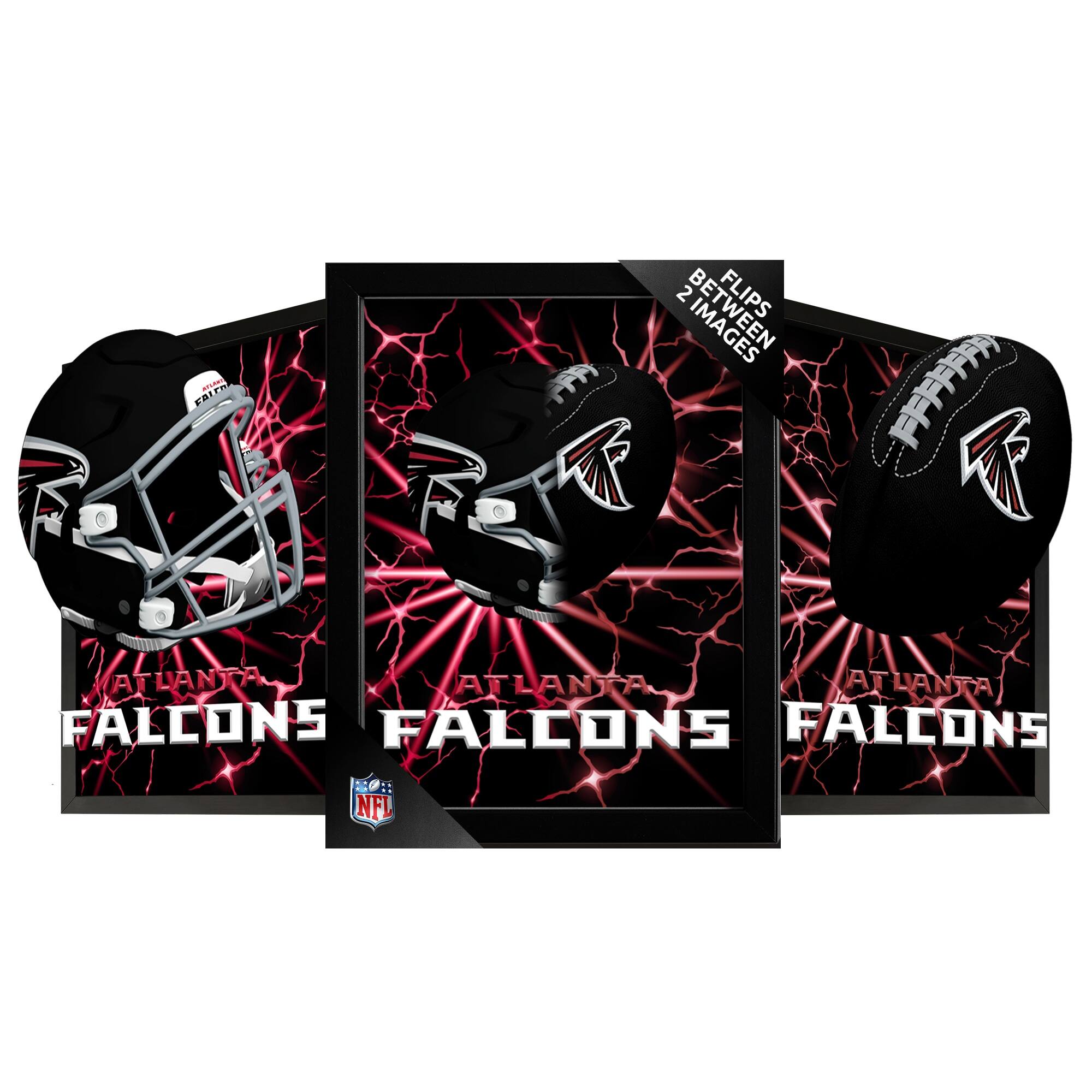 Atlanta Falcons 14" x 18" Framed 3D Lenticular Art