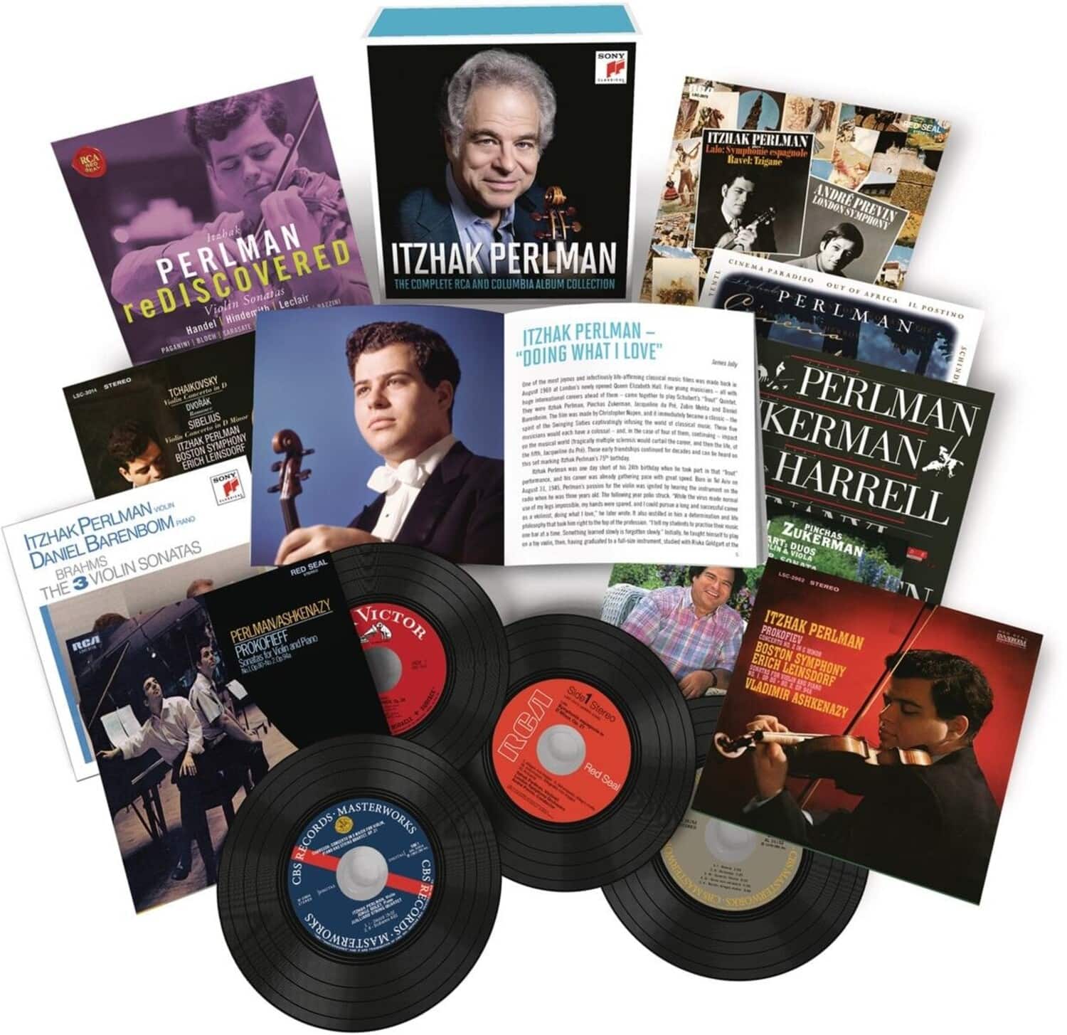 Itzhak Perlman - Complete RCA & Columbia    - COMPACT DISCS [CD] price history on PriceWatchPro