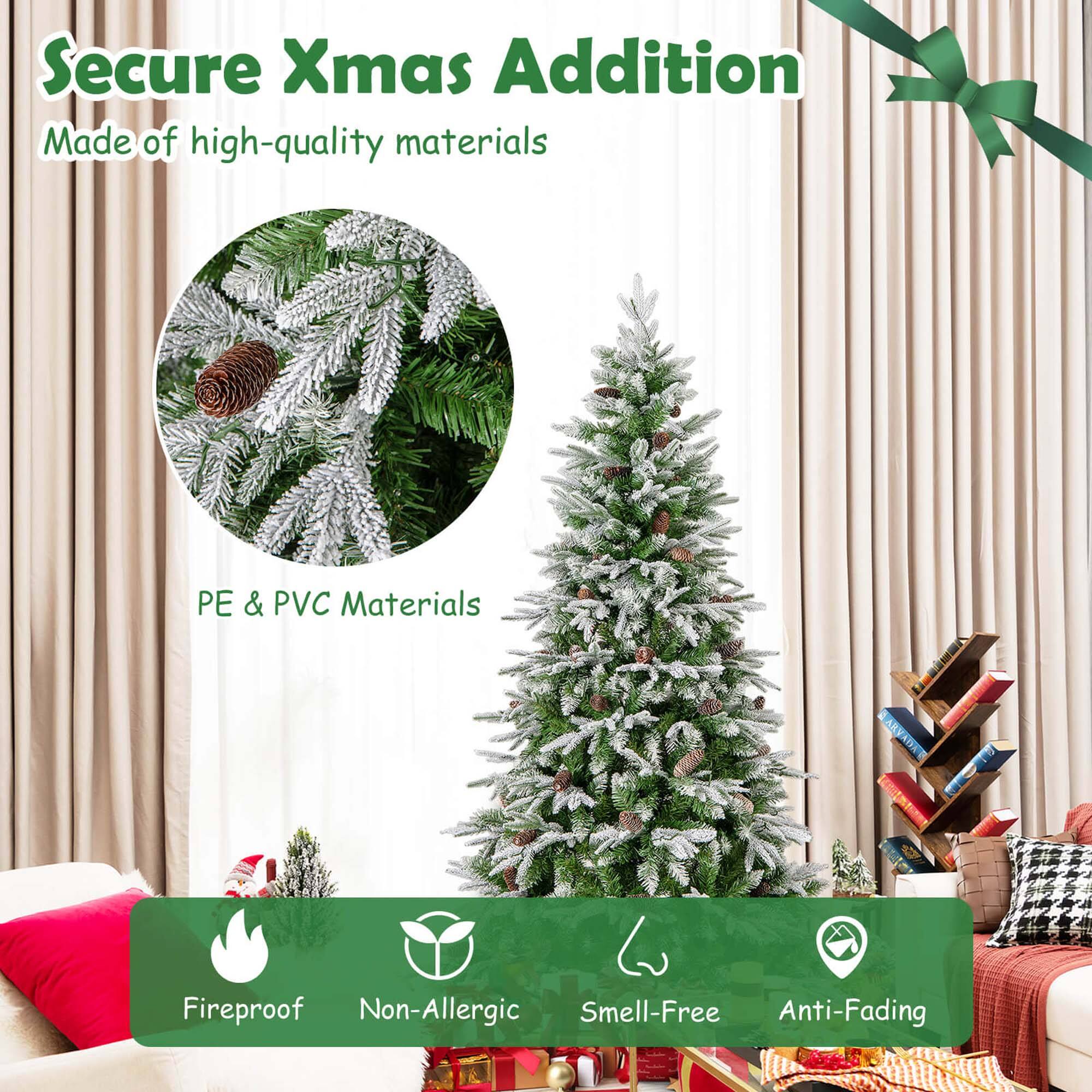 Secure Xmas Addition
Made of high-quality materials
PE & PVC Materials
Fireproof
Non-Allergic
Smell-Free
Anti-Fading