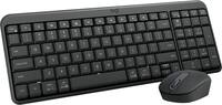 Logitech - MK250 Full-size Bluetooth Wireless Keyboard and Mouse Combo for Windows/MacOS with Fast & Easy Connectivity - Graphite - Front_Zoom