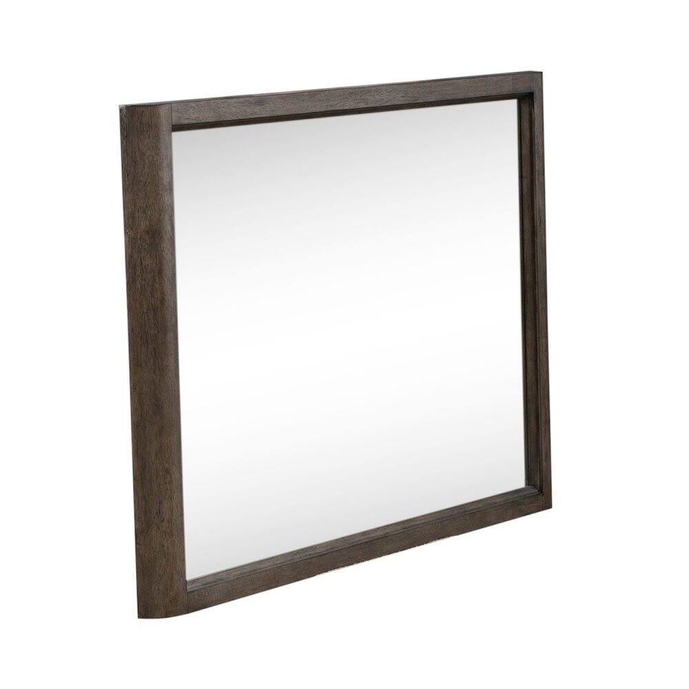 Alt View 1. Liberty Furniture Industries - Cascade Falls Mirror for Bedroom Dresser Mount - Satin Espresso Oak - Satin Espresso.