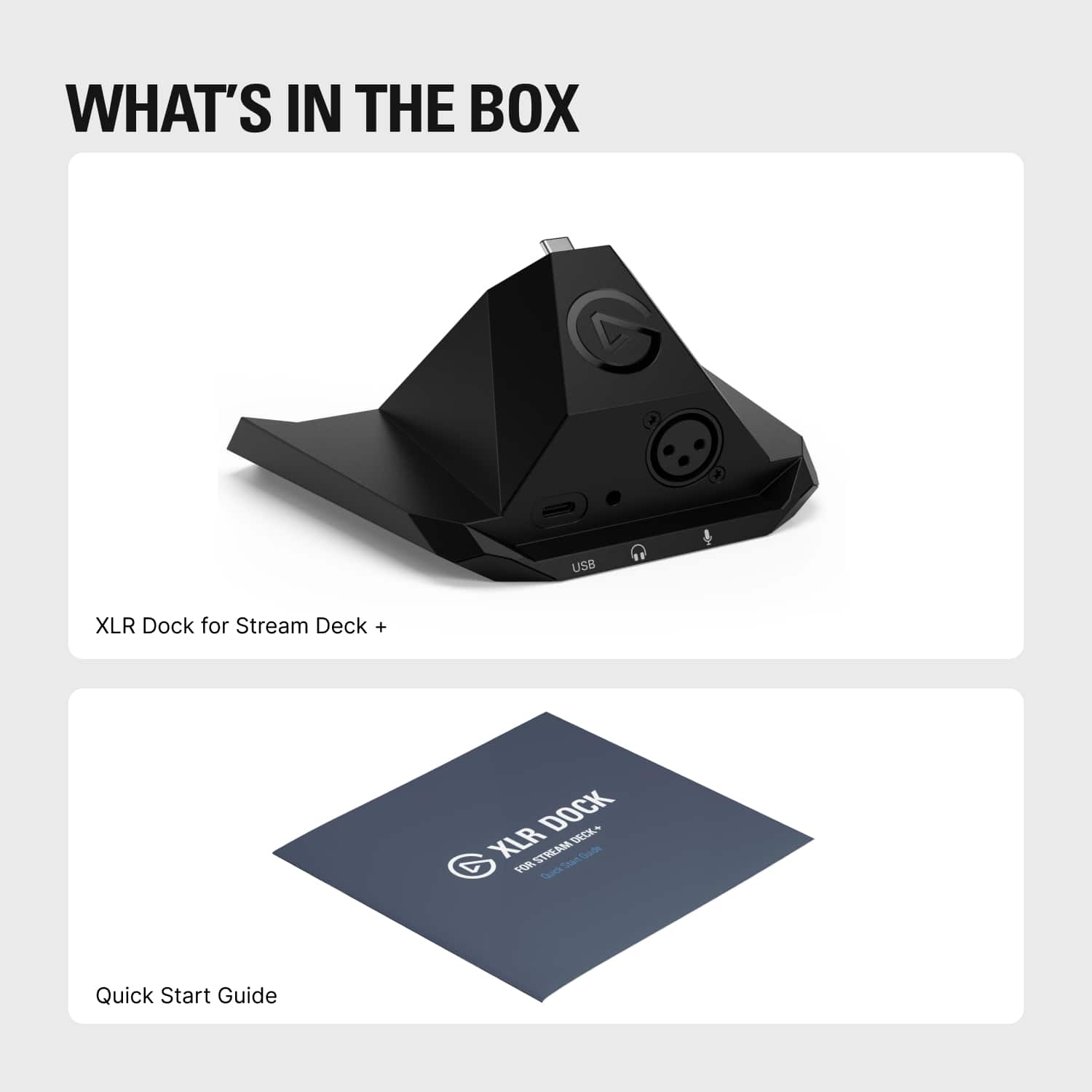 Elgato XLR Dock MK.2 for Stream Deck + Black 10GBQ9901 - Best Buy