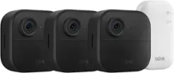 Blink - Outdoor 4 – Wireless smart security camera, two-year battery life, 1080p HD. Sync Module Core included – 3 Cameras - Black - Front_Zoom