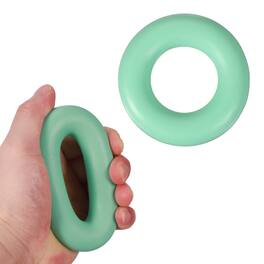 Unique Bargains - Grip Strength Trainer Rings, Portable Hand Grip Strengthener Finger Forearm - For Workout Fitness, 3.5" & 40 LB - Green