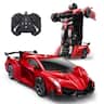 Veeniix - V992 Transform Robot RC Car, 1:14 Scale, 2-in-1 Robot Toy Car with Sound & Light Effects, Ideal Gift for Boys and Girls - Red