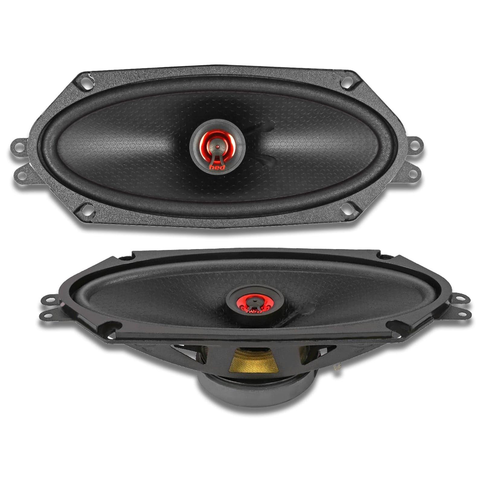 Cerwin Vega - H410 - HED 2025 Edition 4"x10” 2-Way Coaxial Full Range Speaker Set - Black and Red