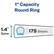 1" Capacity Round Ring
1.4" Spine
175 Sheets