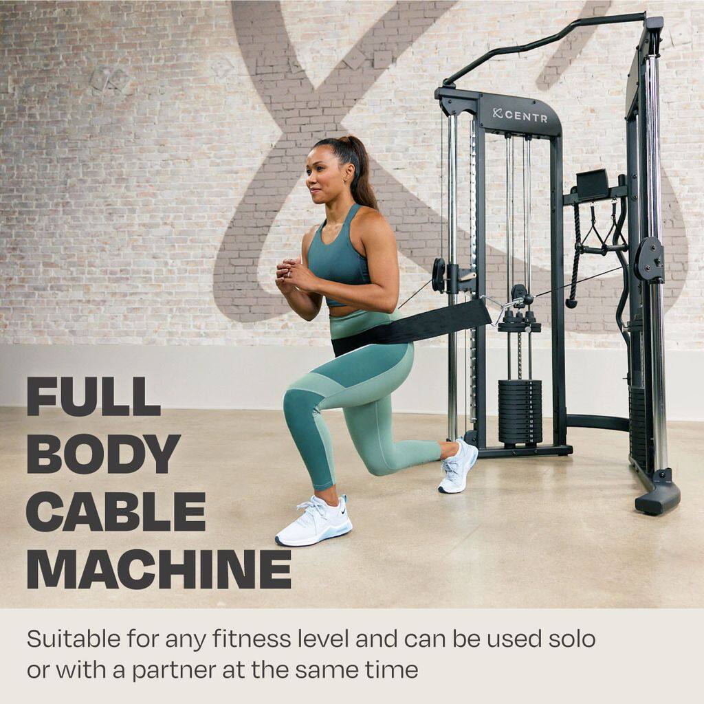 FULL BODY CABLE MACHINE

Suitable for any fitness level and can be used solo or with a partner at the same time