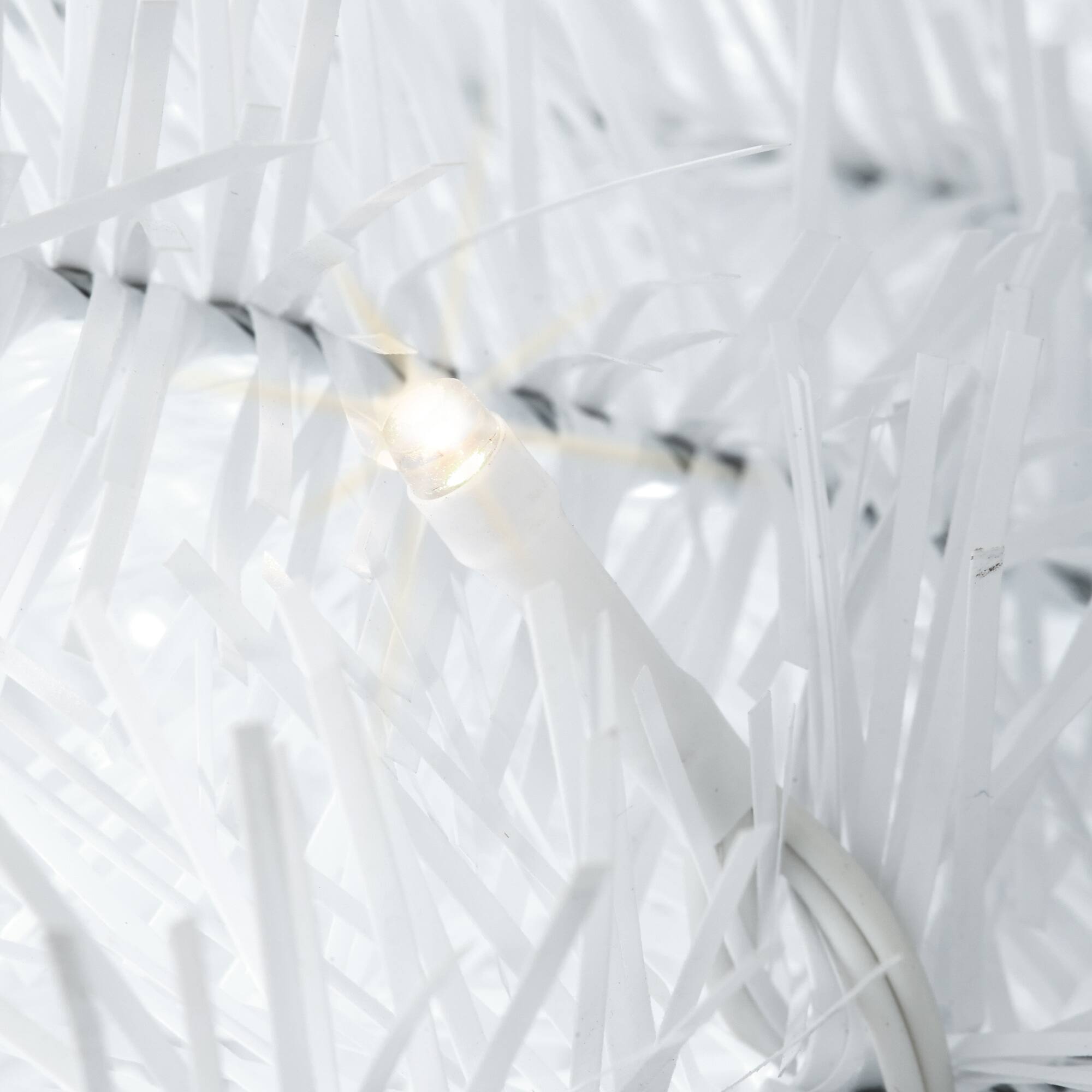 Alt View 2. Casafield - 2-ft Pre-Lit Artificial Mini Tabletop Christmas Tree with Cloth Base - White White Lights.