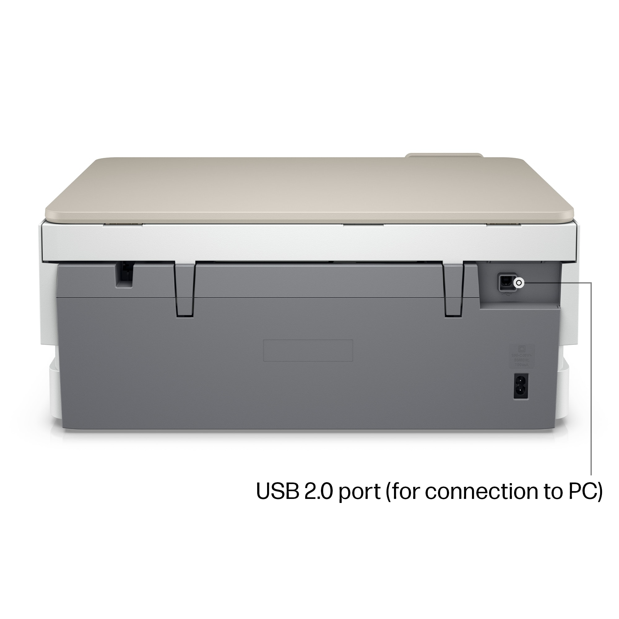 USB 2.0 port (for connection to PC)