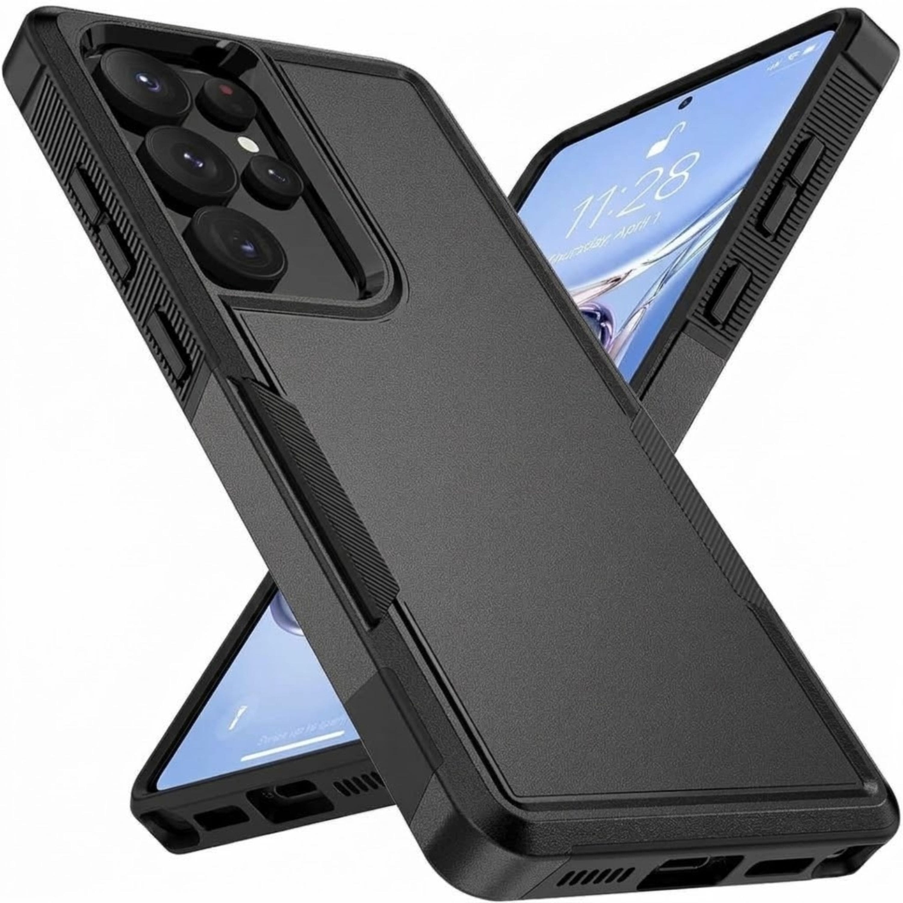 Kitcheniva - Shockproof Protective Case For Samsung Galaxy S26 - Black