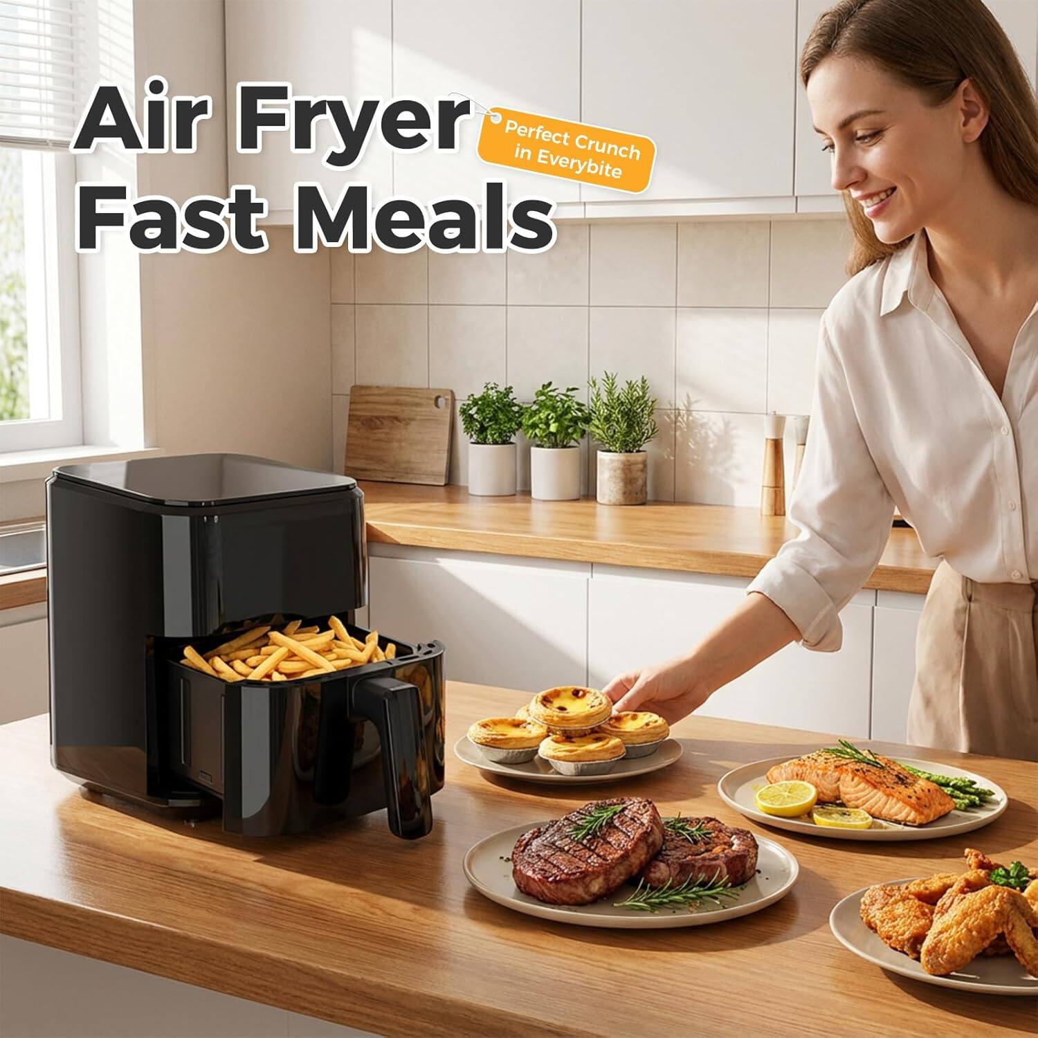 Air Fryer  
Fast Meals  

Perfect Crunch in Every Bite