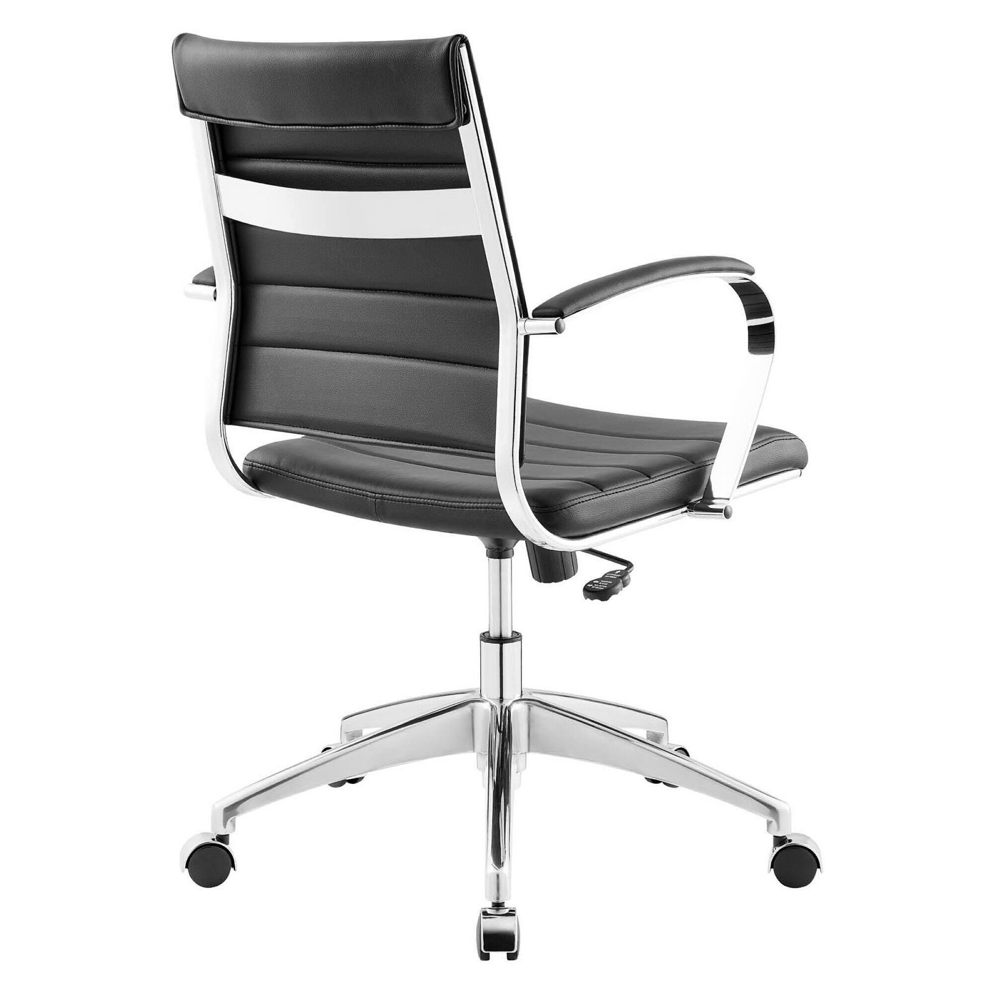 Left. Modway - Jive Mid Back Office Chair by Modway - Black.