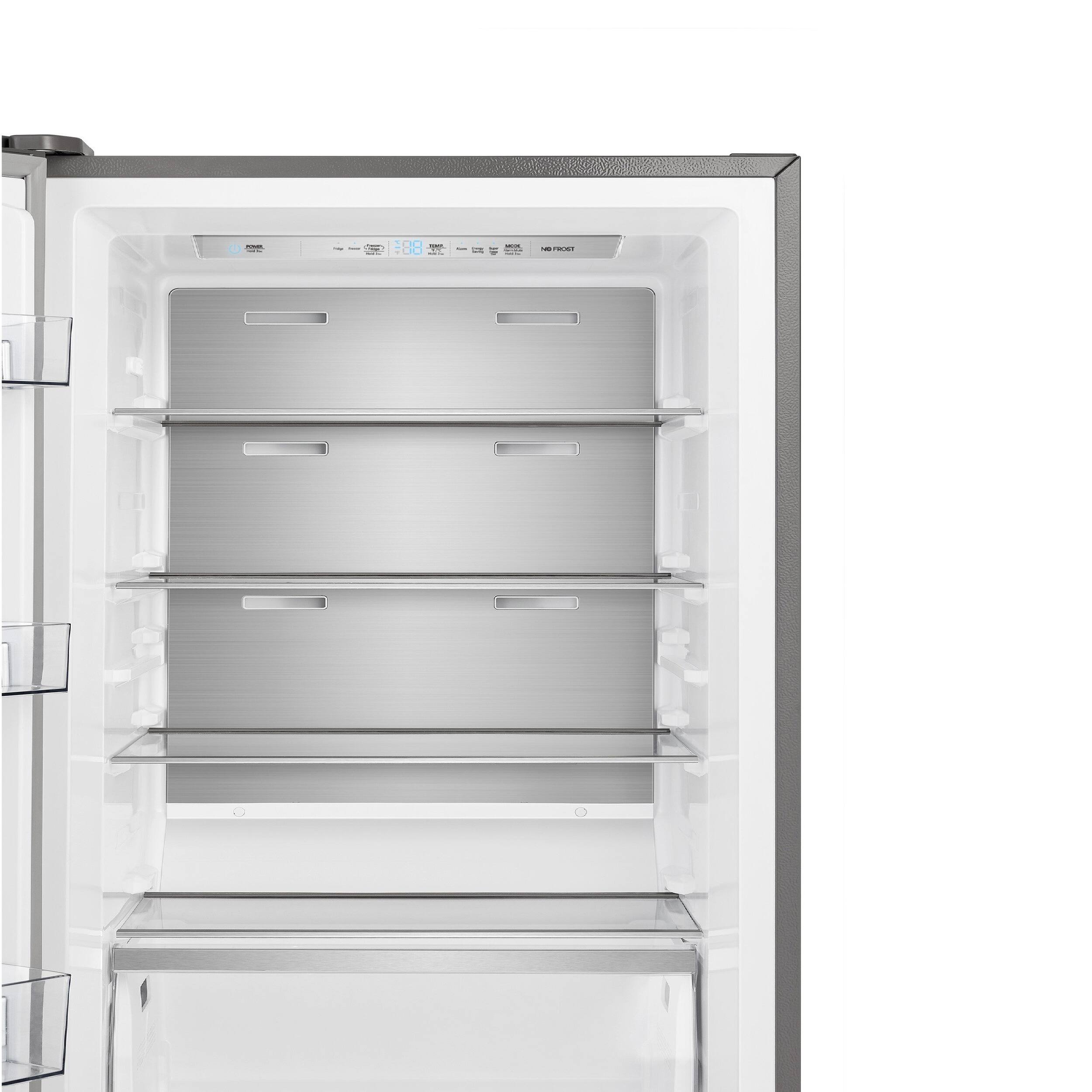 Alt View 1. Forno Appliances - Maderno 13.6 Cu. Ft. Frost-Free Convertible Refrigerator/Freezer with Left Swing Door - Stainless Steel.