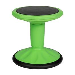 Flash Furniture - Lucas Fixed Height Kids Flexible Active Stool for Classroom and Home with Non-Skid Bottom, 14" Seat Height - Green