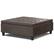 Angle. Simpli Home - Harrison Large Square Coffee Table Storage Ottoman - Distressed Brown.