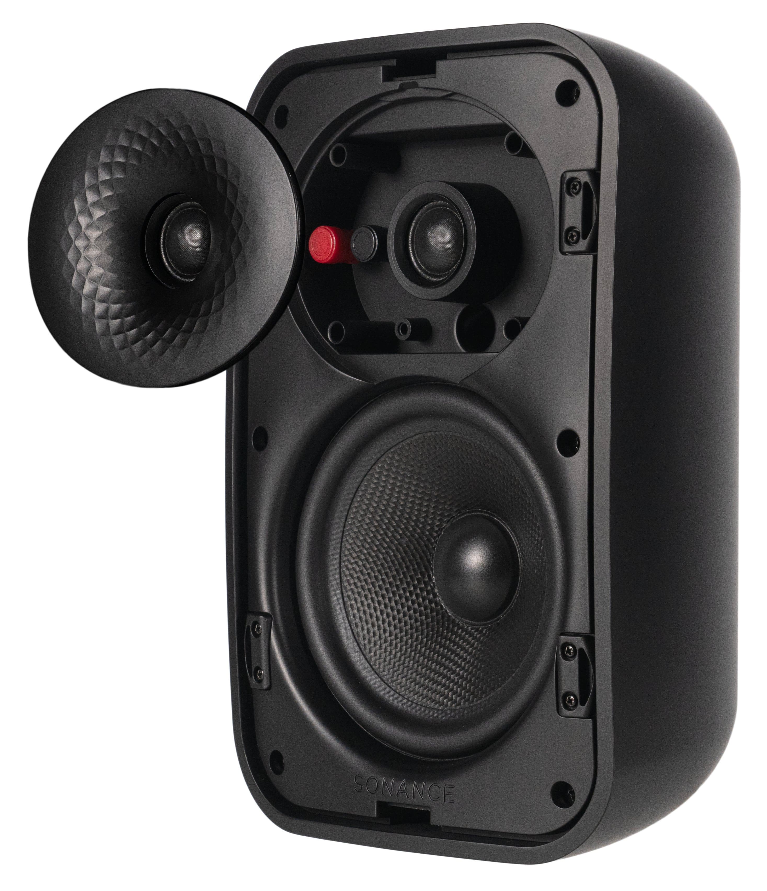 Alt View Zoom 21. Sonance - MX52 SST SINGLE SPEAKER - Mariner MX Series 5-1/4" 2-Way Outdoor Surface Mount Single Stereo Speaker (Each) - Black.