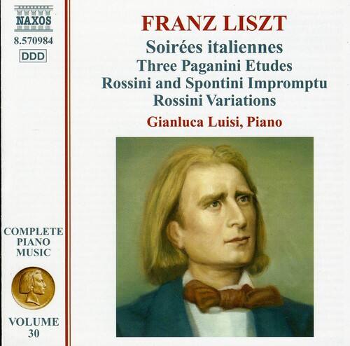 Gianluca Luisi - Complete Piano Music: Soirees Italiennes 30   - COMPACT DISCS [CD] price history on PriceWatchPro