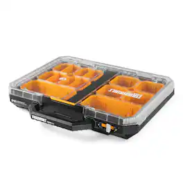 ToughBuilt - StackTech Low Profile Organizer with Auto-Locking Interface and Bins - Black