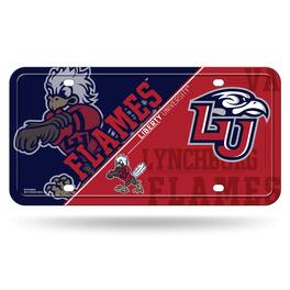 Rico Industries - Liberty University Flames 12x6 Metal License Plate Auto Tag - Multi