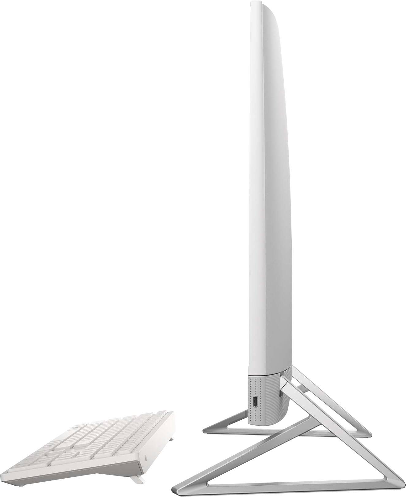 Alt View 6. Dell - 24" 2K All-in-One - Intel Core 5 120U 2024 - 16GB Memory - 512GB Storage - White.