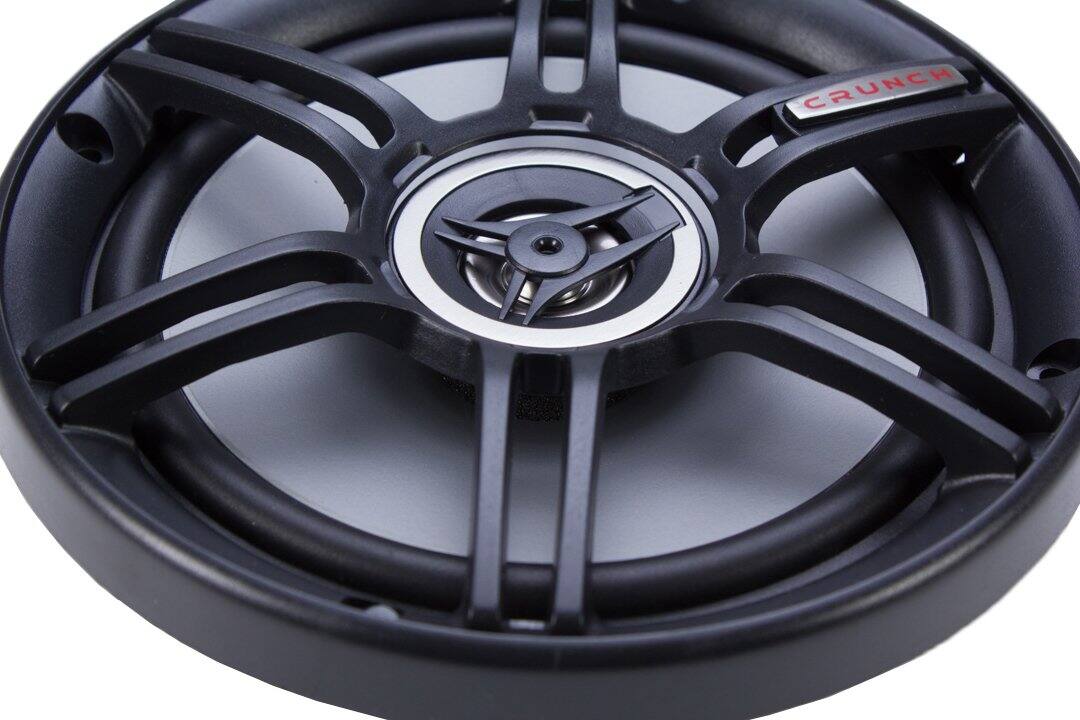 Alt View 2. Crunch - Crunch 300 Watts 6.5-Inch Coax Shallow 4 Ohms CS Speakers | CS-65CXS (4 Pack) - Black.