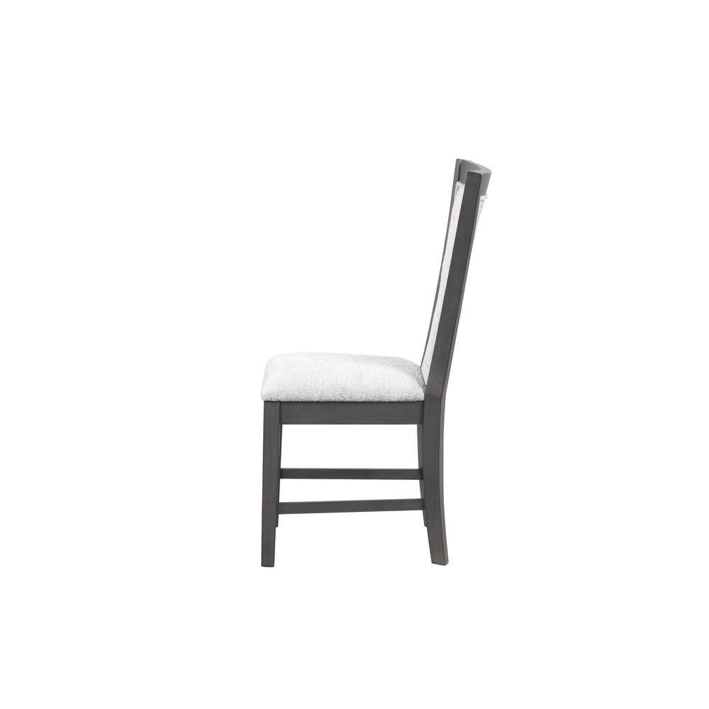 Alt View 3. New Classic Furniture - Flair Dining Chair (2 Per Carton)-Gray - Grey.
