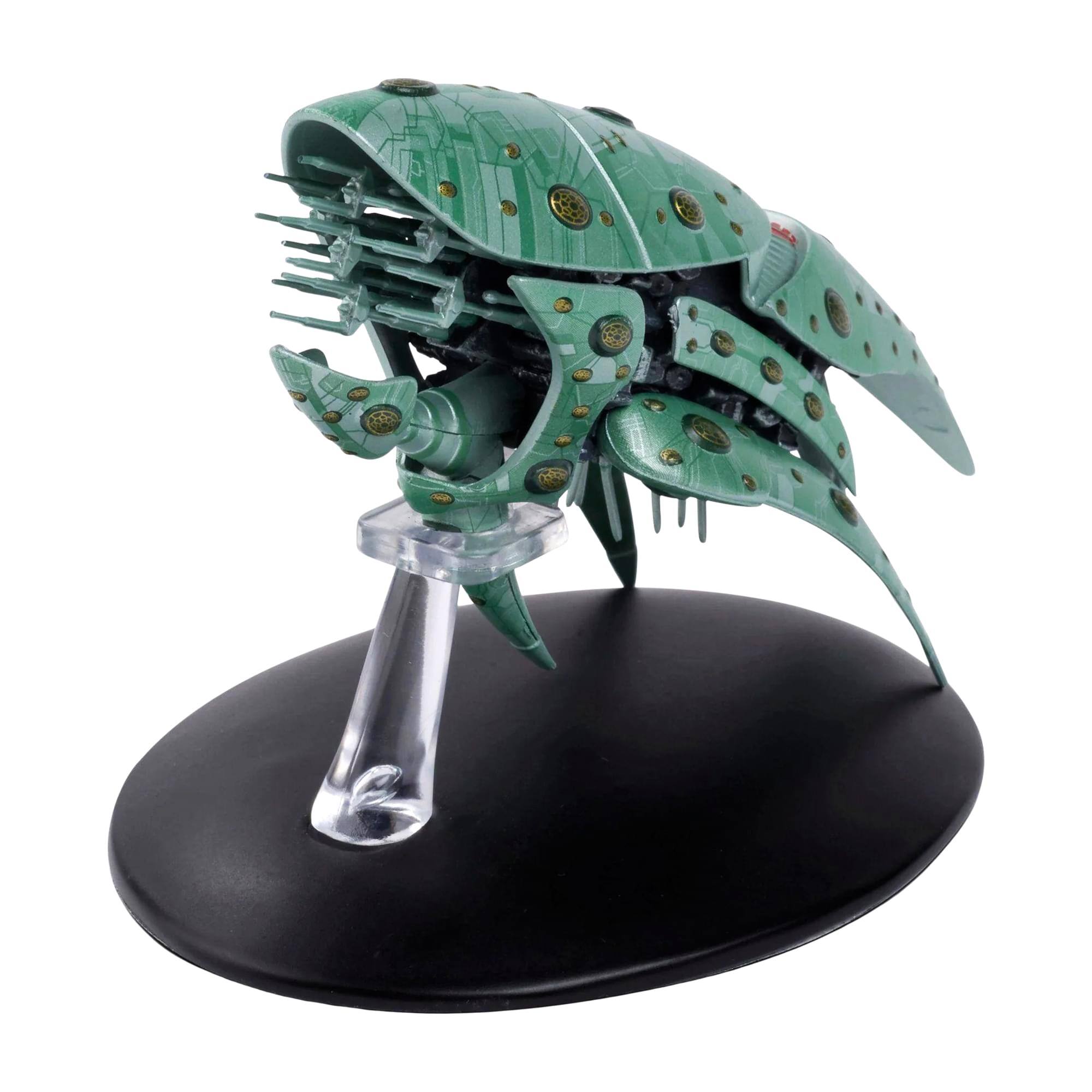 Alt View 1. Eaglemoss - Eaglemoss Star Trek Starship Replica | Romulan Drone - Green.
