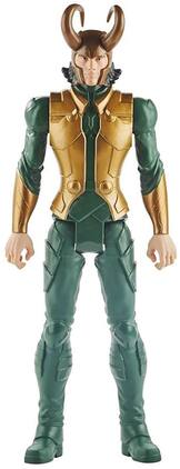 Hasbro - Marvel Avengers 12-Inch Titan Hero Series Loki Action Figure - Green
