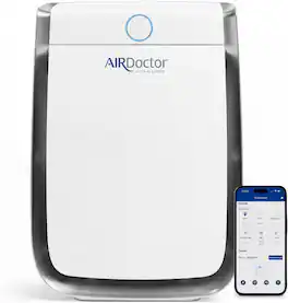 AIR Doctor - AD3500 Smart 2,520 sq. ft. Smart Large Room Air Purifier with UltraHEPA & Premium Carbon/VOC Filtration - White