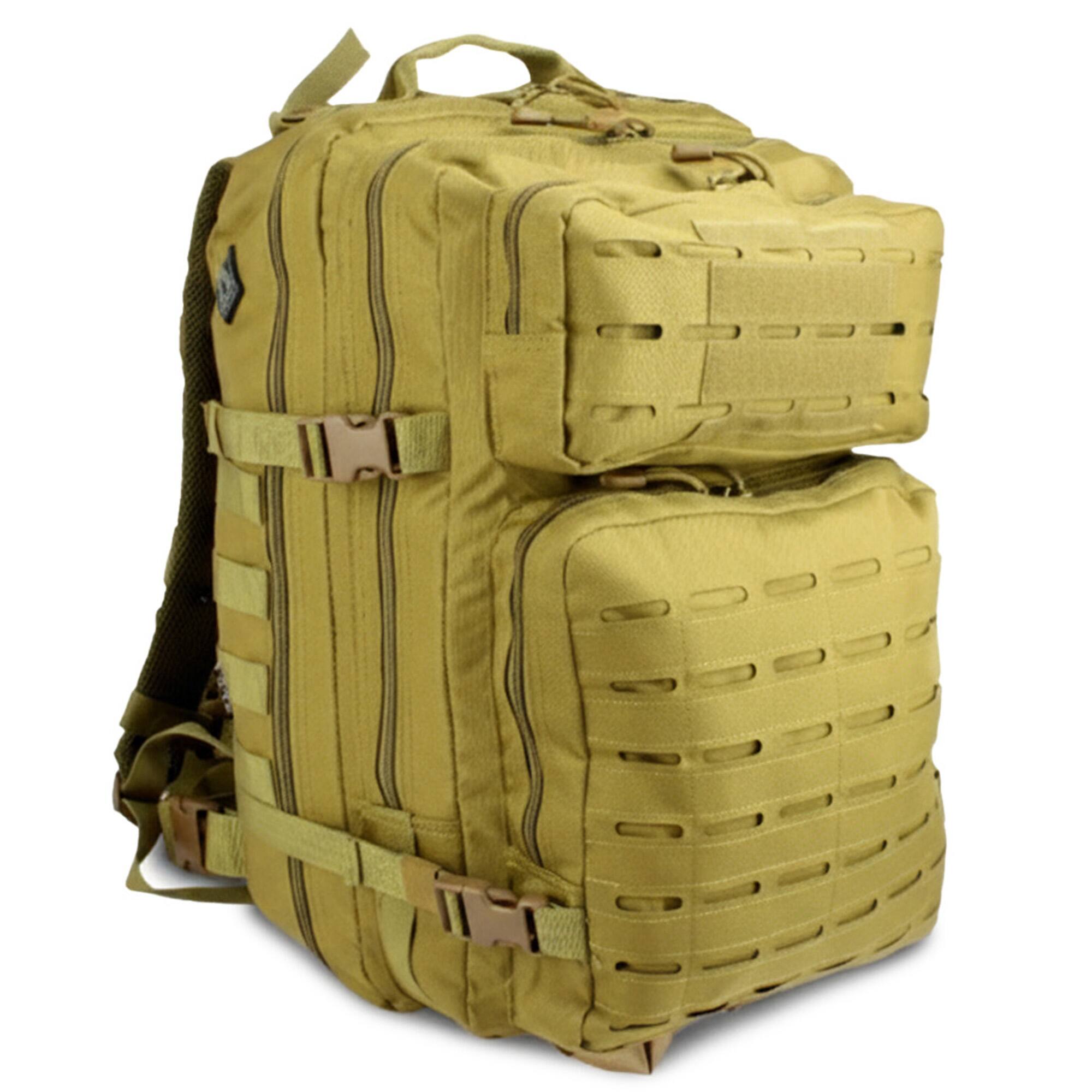 Rattlesnake Tactical - Large Lasercut MOLLE Backpack with Pistol Retention System - Tan price history on PriceWatchPro