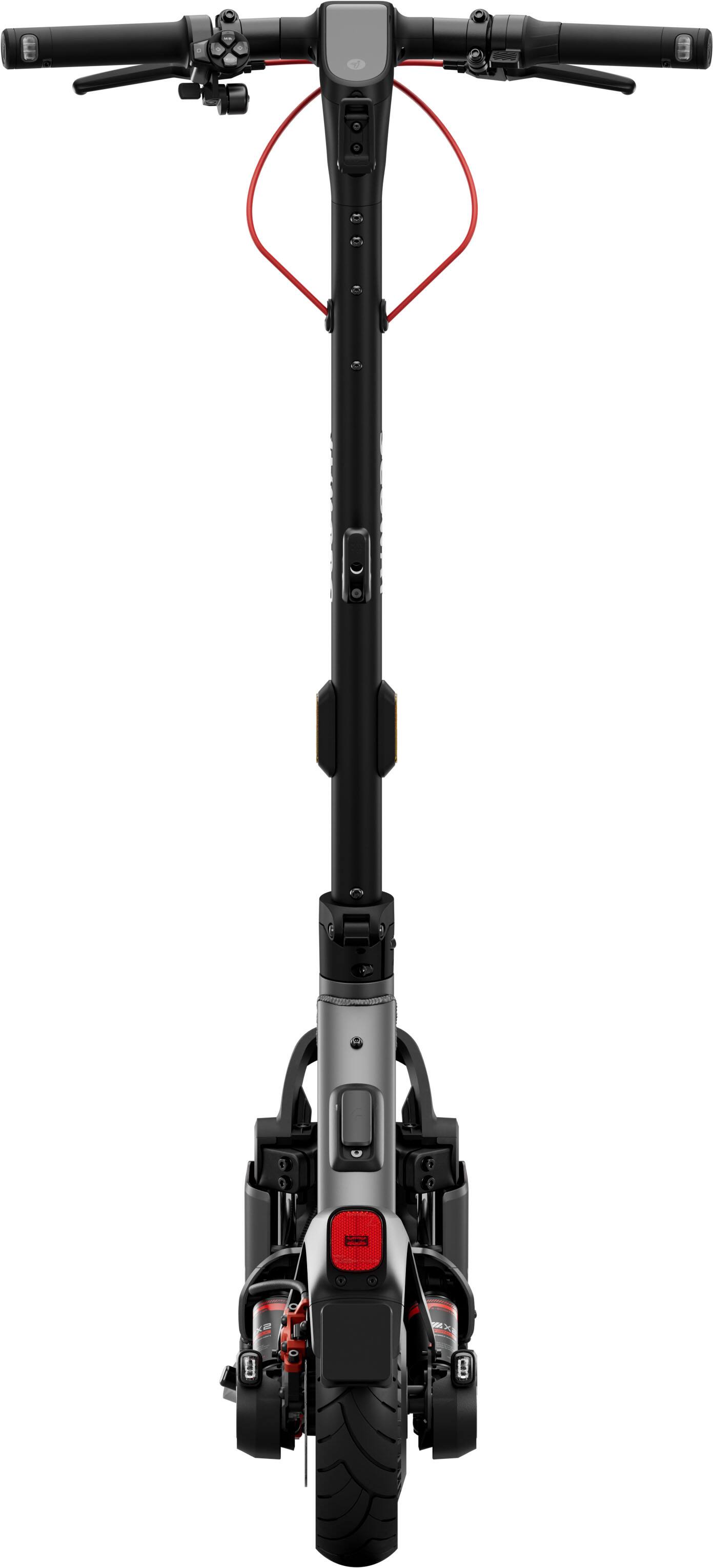 Back. Segway - Max G3 Plus Electric Scooter - Commuter Scooter w/ 28 mph Max Speed, 50 Mile Range & Apple Find My Integration - Black.