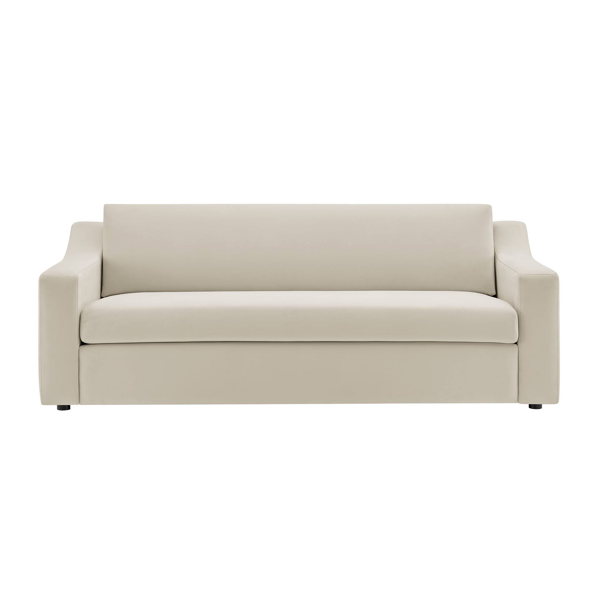 Alt View 2. Modway - Liora Performance Velvet Sofa by Modway - White.