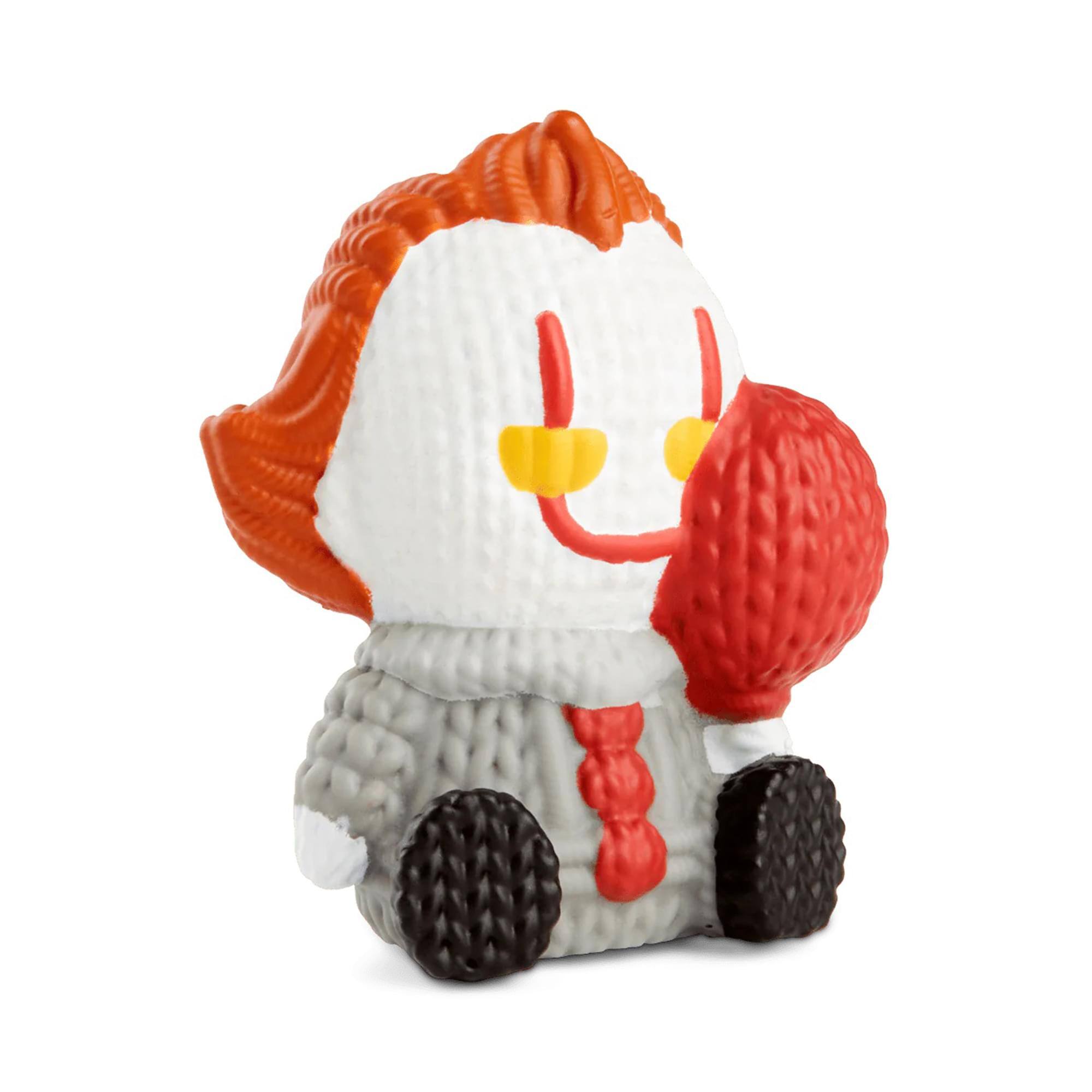 Alt View 3. Bensussen Deutsch & Associates - IT Handmade By Robots #032 Pennywise GITD Micro Vinyl Figure - Red.