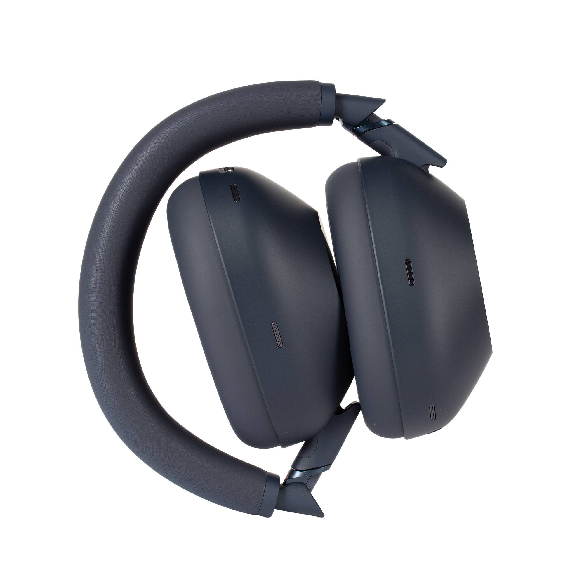 Alt View 1. Sony - Sony WH-1000XM6 Headphones (Blue) Bundle (International Version) - Blue.