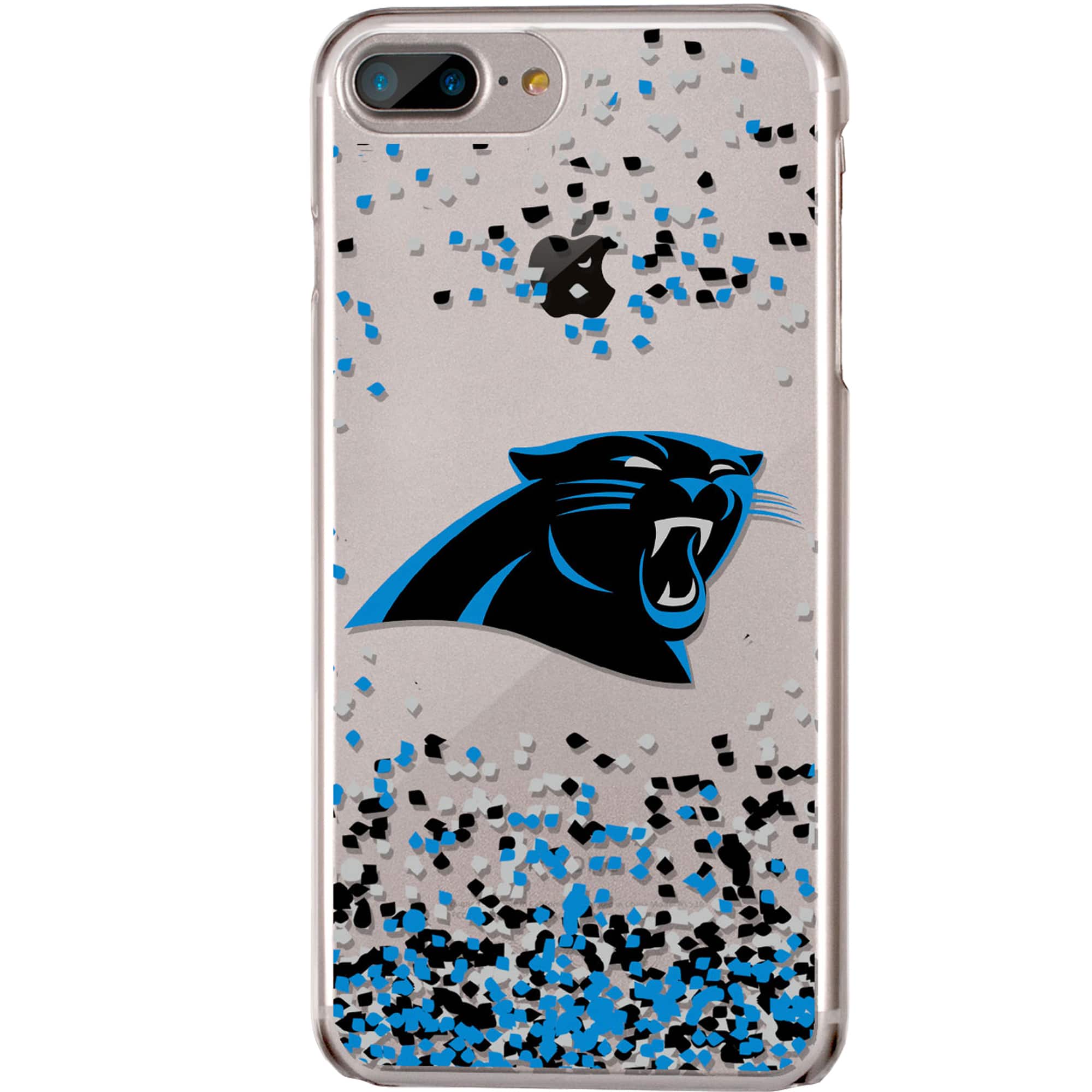 Keyscaper - NFL - Carolina Panthers iPhone Clear Case with Confetti Design - 14 Plus - Multicolor price history on PriceWatchPro