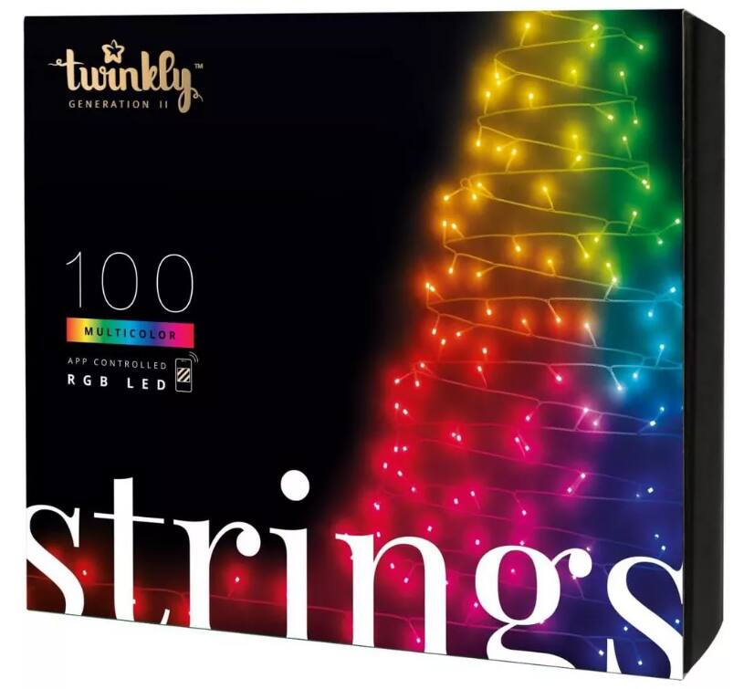 twinkly  
GENERATION II  

100  
MULTICOLOR  
APP CONTROLLED  
RGB LED  

strings