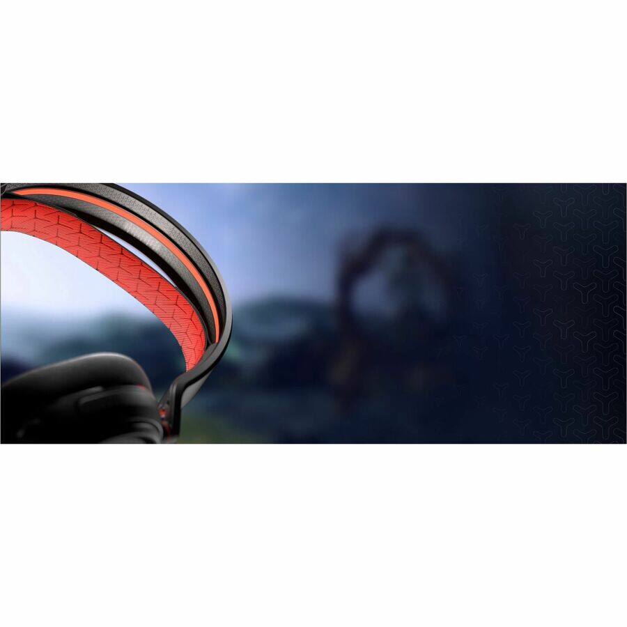 Alt View 4. CORSAIR - Corsair HS35 v2 Multiplatform Gaming Headset - Red - Stereo - Mini-phone (3.5mm), USB Type A - Wired - Over-the-head - Red.