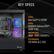 KEY SPECS
CPU
Intel Core™ i7-14700F
GPU
NVIDIA® GeForce RTX™ 5060 Ti 8G
MEMORY
16GB - DDR5 6000MT/s
STORAGE
1TB NVMe M.2 SSD
*Exact components may vary from image