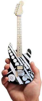 PopMarket - Eddie Van Halen - EVH - Eddie Van Halen - Circles Mini Guitar Replica Collectible EVH-005 - COLLECTIBLES - Multicolor