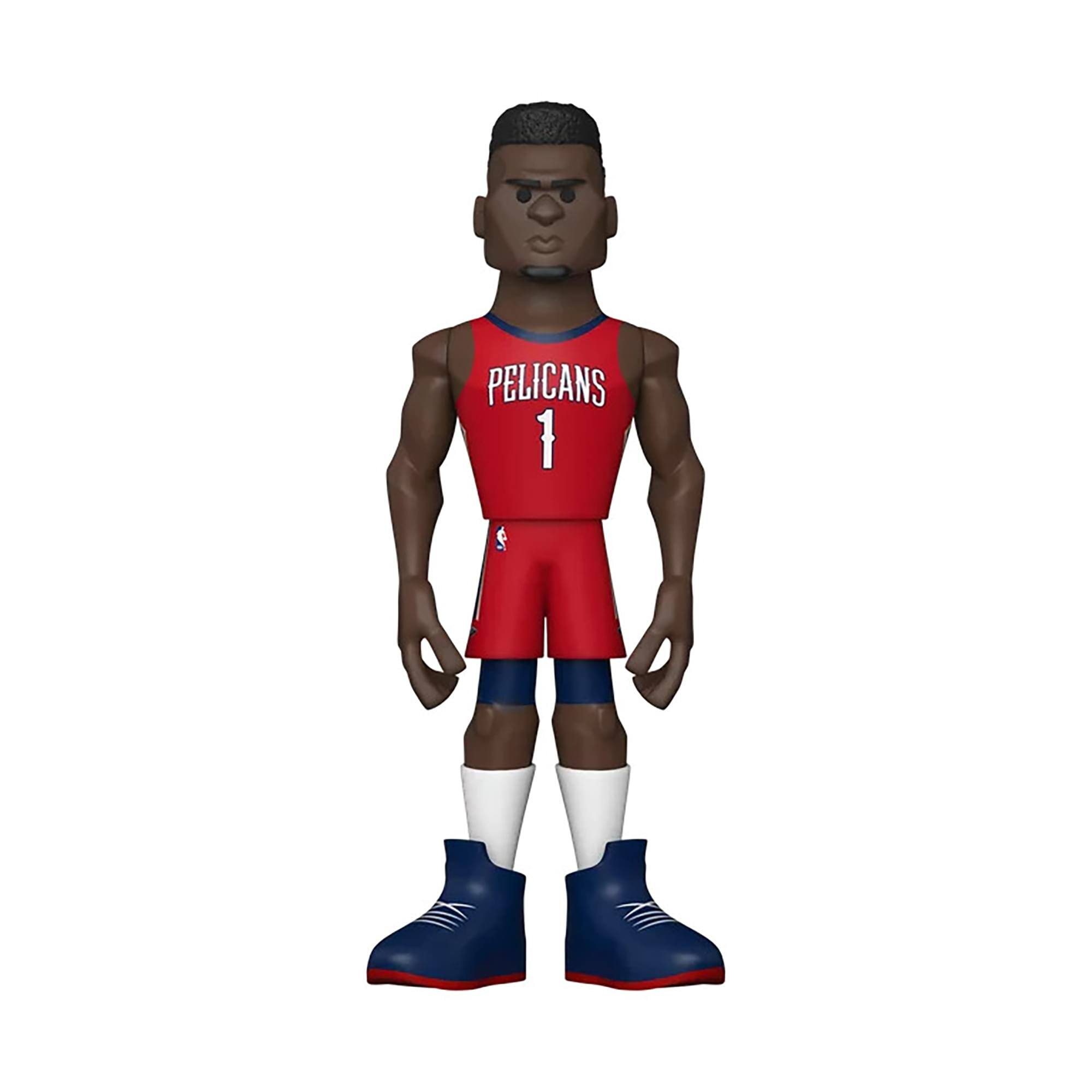 New Orleans Pelicans NBA Funko Gold 5 Inch Vinyl Figure | Zion Williamson CHASE - Red/White price history on PriceWatchPro