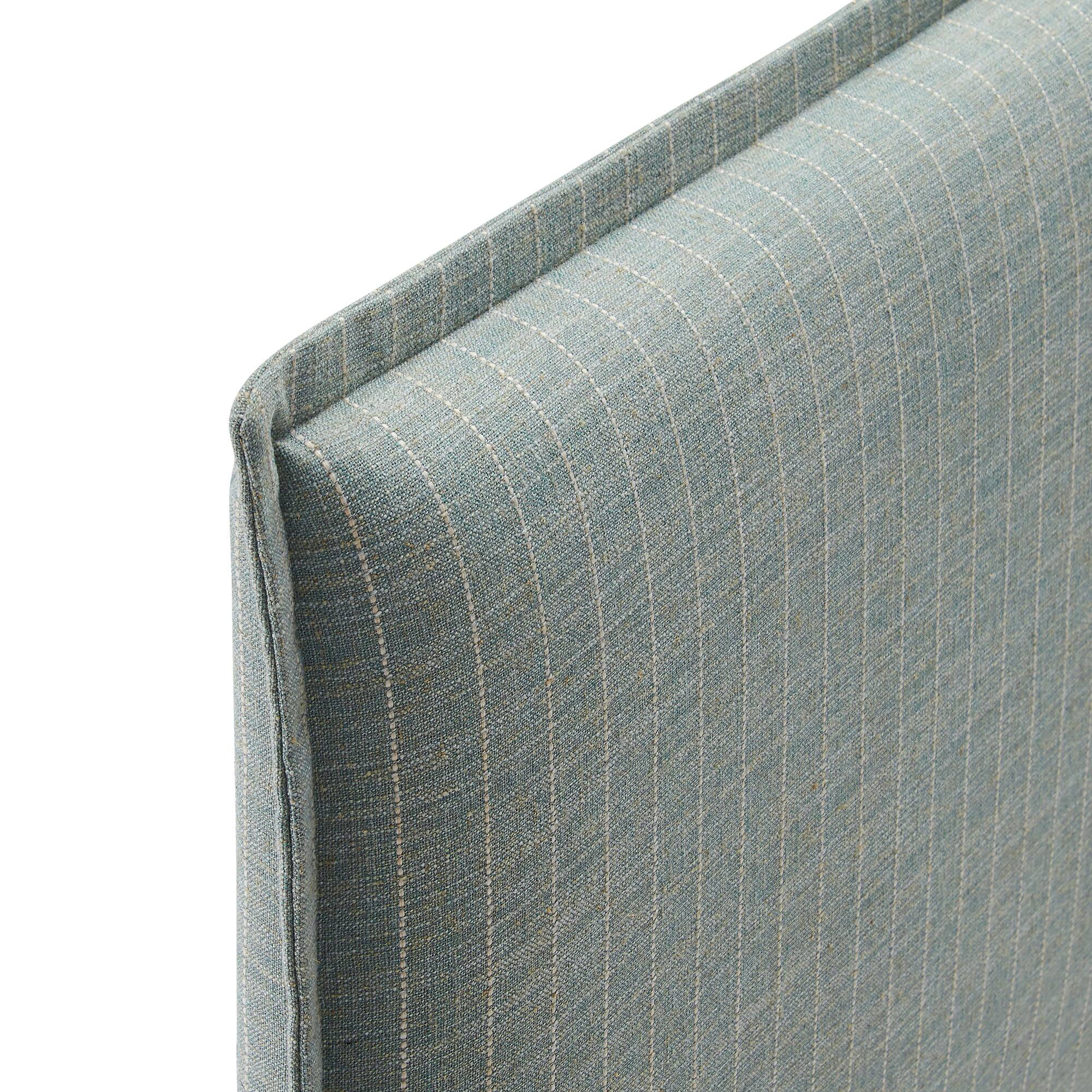 Alt View 4. Modway - Camille Striped Linen Blend Headboard by Modway - Spa Blue Stripe.