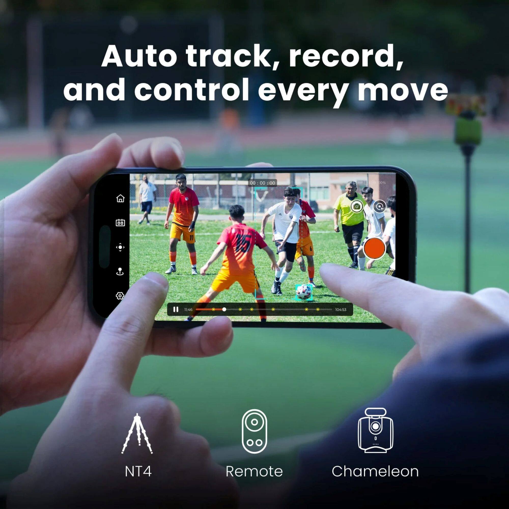 Auto track, record, and control every move

NT4 Remote Chameleon