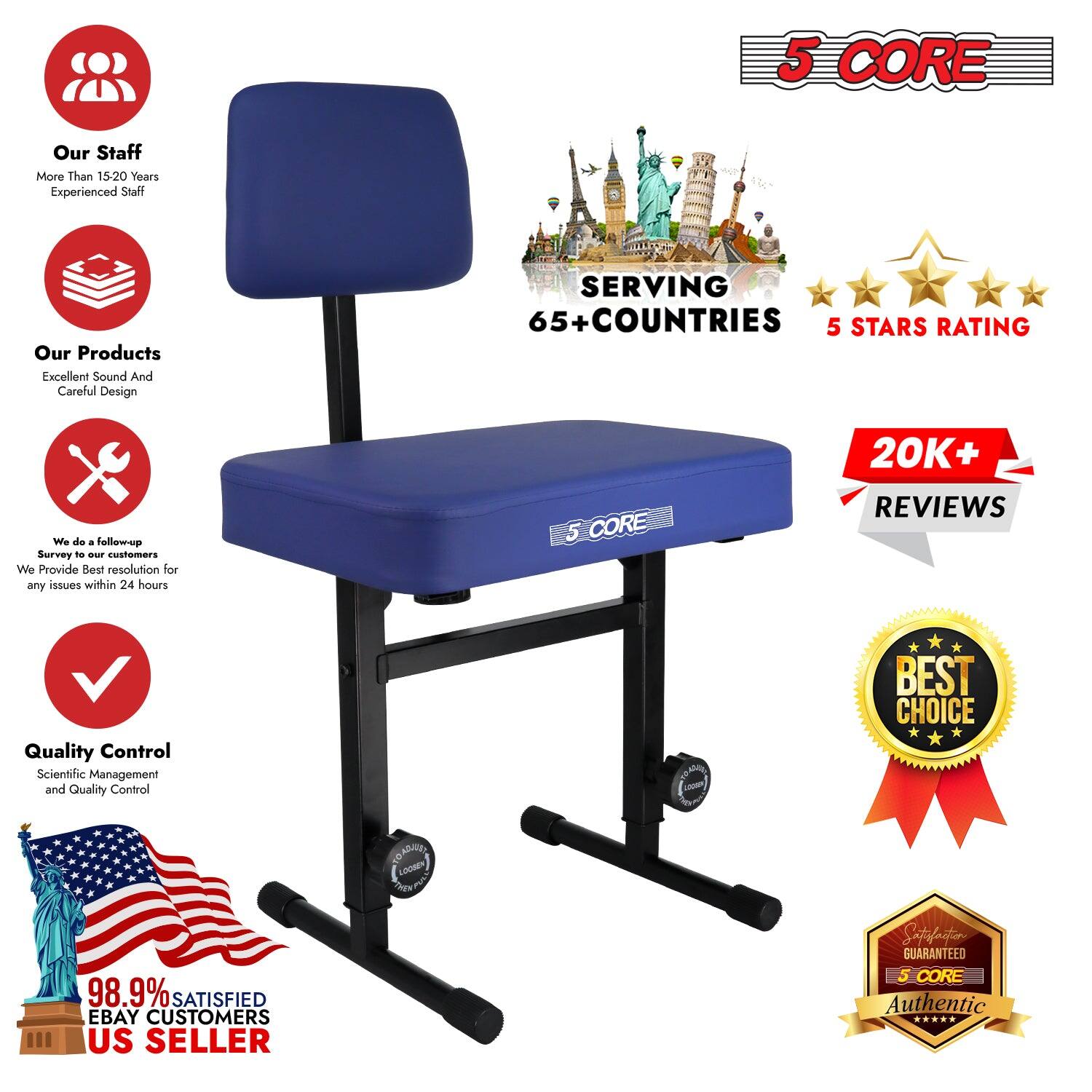 5 CORE

Our Staff
More Than 15-20 Years Experienced Staff

Our Products
Excellent Sound And Careful Design

Serving 65+ Countries
5 Stars Rating

We do a follow-up Survey to our customers
We Provide Best resolution for any issues within 24 hours

Quality Control
Scientific Management and Quality Control

20K+ Reviews

Best Choice

98.9% Satisfied eBay Customers US Seller

Satisfaito
Guaranteed
5 CORE Authentic