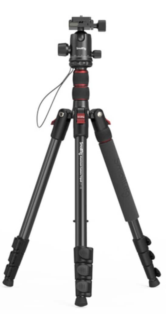 Front. Smallrig - SmallRig CT-10 Aluminum Travel Tripod with Ball Head for DSLR, Mirrorless Cameras and Smartphones-3935.