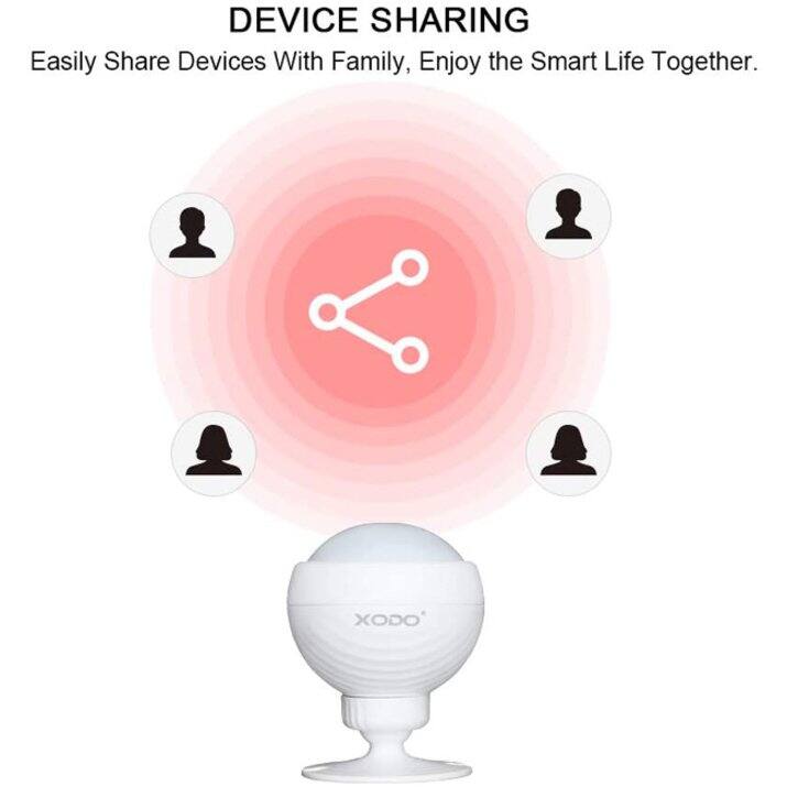 DEVICE SHARING  
Easily Share Devices With Family, Enjoy the Smart Life Together.  
XODD