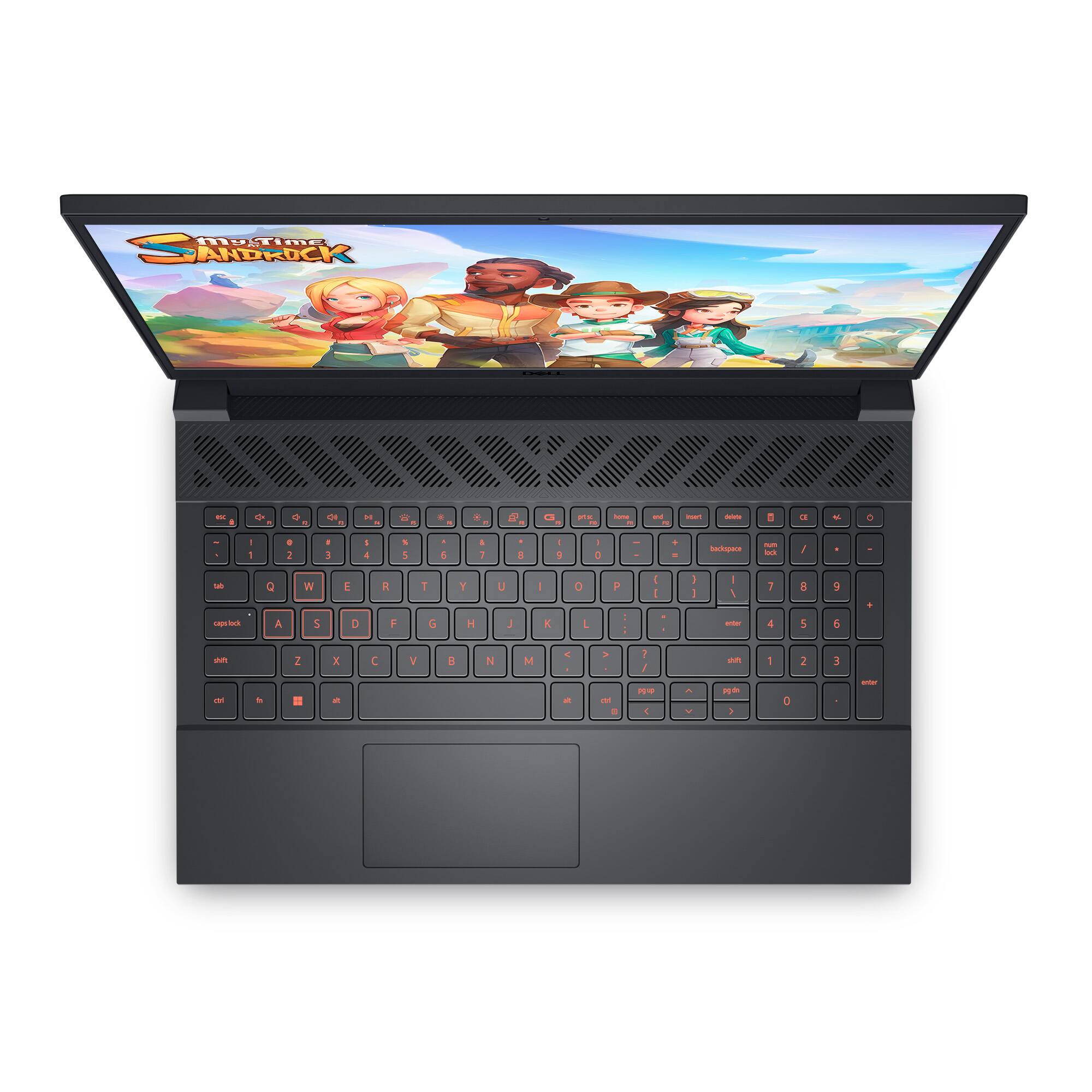 Alt View Zoom 7. Dell - G15 15.6" Gaming Laptop - AMD Ryzen 7 7840HS - NVIDIA GeForce RTX 4060 - 16GB Memory - 512GB SSD - Dark Shadow Gray.