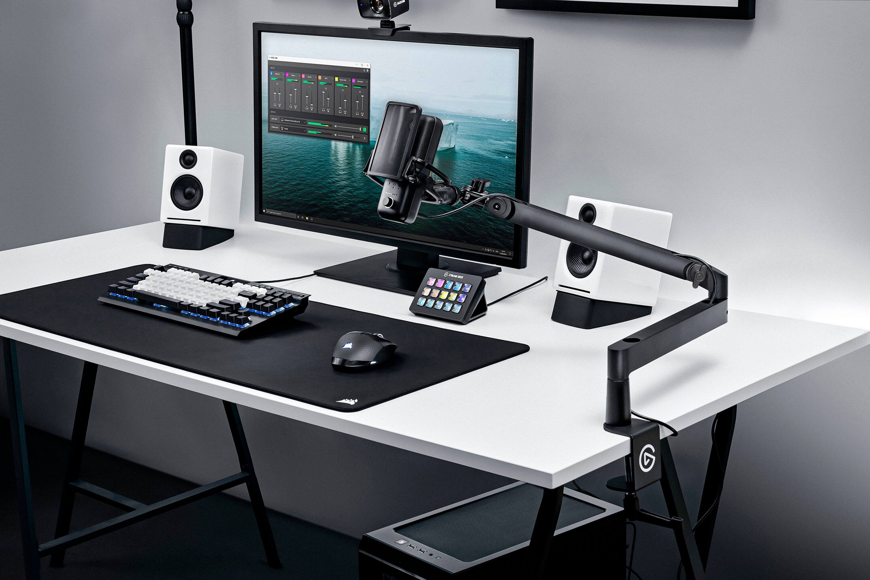 Alt View 18. Elgato - Wave Mic Arm LP - Black.