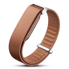 Dteck - Leather Band for Google Fitbit Air, Soft Comfortable Wristband Replacement Strap - Brown